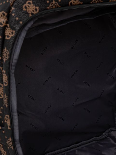 Guess plecak SILIA damski kolor brązowy duży wzorzysty TWGP98 90033