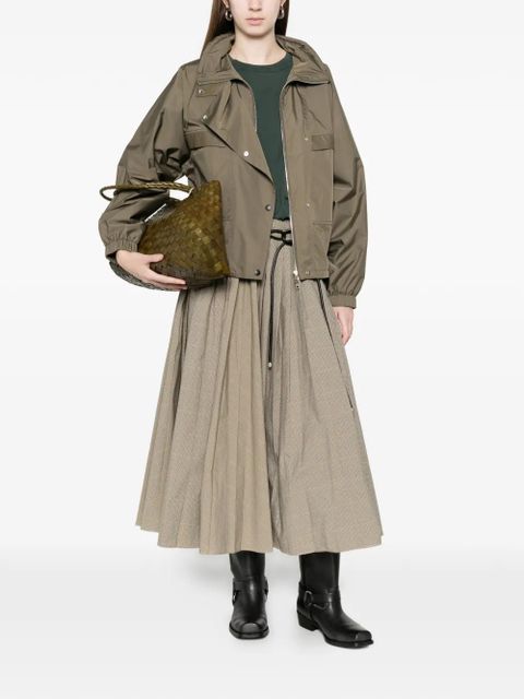 Yves Salomon high-neck jacket - Green - zdjęcie produktu nr 2