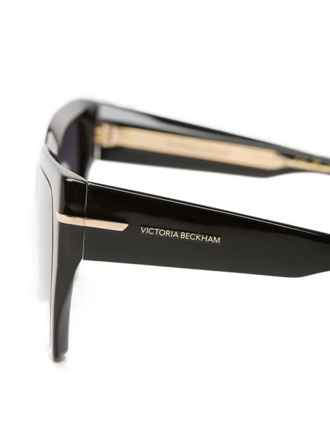 Victoria Beckham geometric-frame sunglasses - Black