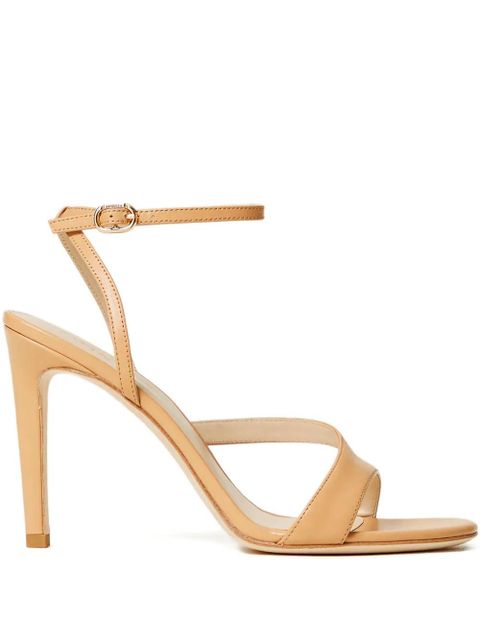 TWINSET 100mm ankle-strap sandals - Brown - zdjęcie produktu nr 1