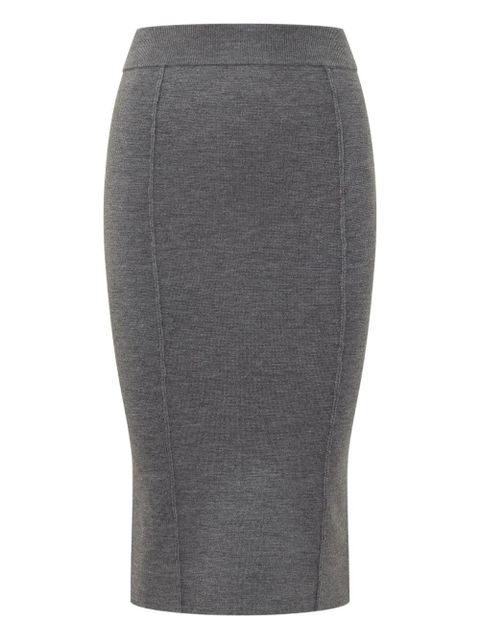 PINKO knitted pencil skirt - Grey - zdjęcie produktu nr 1