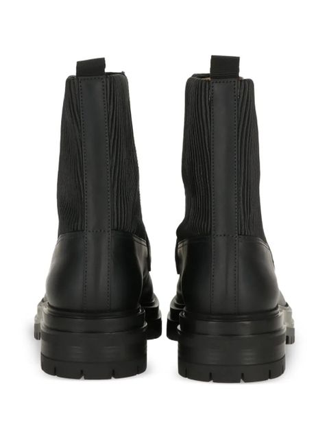 Gianvito Rossi panelled boots - Black