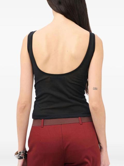 OUR LEGACY scoop-neck tank top - Black - zdjęcie produktu nr 2