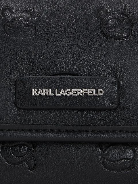 Karl Lagerfeld torebka IKON MONOGRAM kolor czarny A3W30109