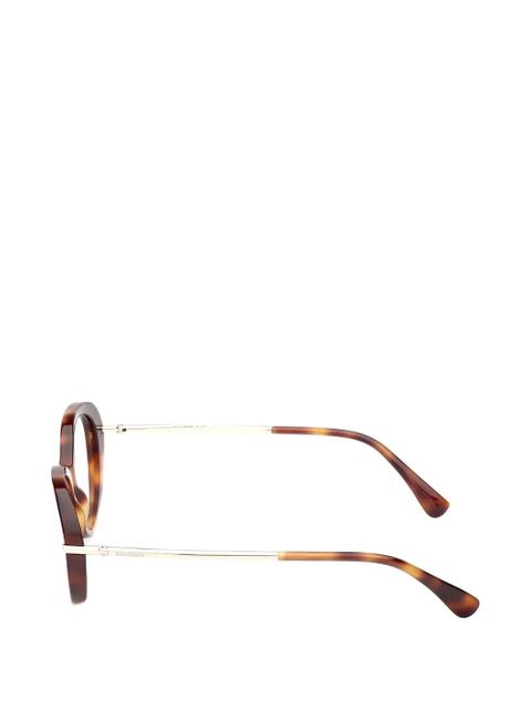 Max Mara Eyewear oval-frame glasses - Brown