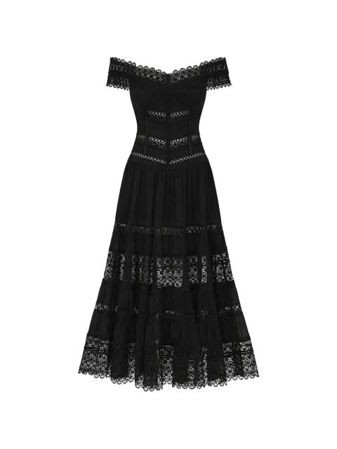 Charo Ruiz Ibiza Amaira lace tiered dress - Black - zdjęcie produktu nr 1