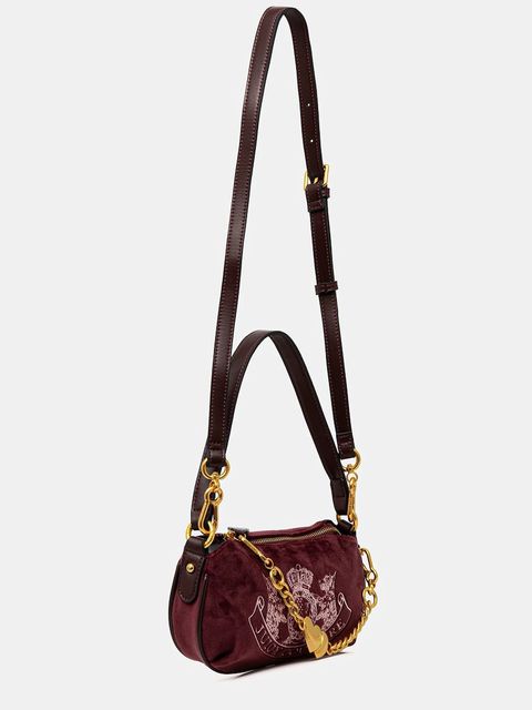 Juicy Couture torebka Twig Narrative kolor bordowy BIJTG8989WZC