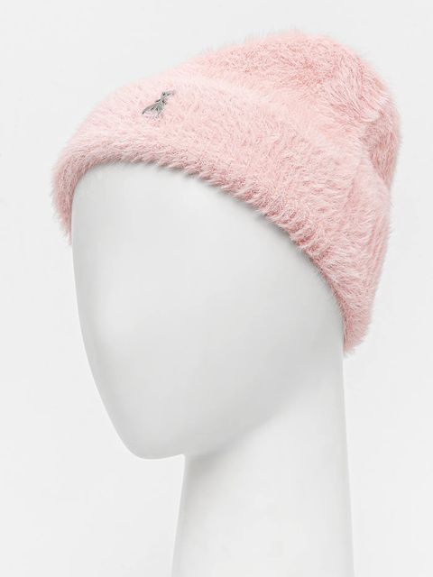 Patrizia Pepe czapka kolor różowy 2F0117 K2UB - zdjęcie produktu nr 2
