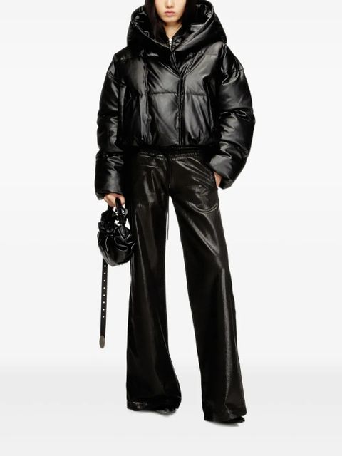 Diesel W-Illey hooded puffer jacket - Black - zdjęcie produktu nr 2