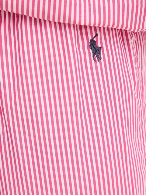 Polo Ralph Lauren piżama bawełniana damska kolor różowy bawełniana 4P0374