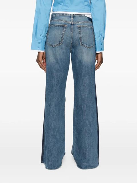 RE/DONE frayed-hem jeans - Blue