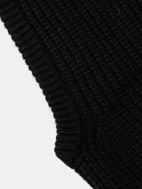 UGG kaptur z domieszką wełny CABLE kolor czarny 102740