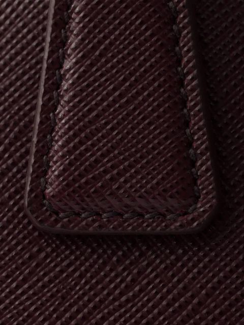 Prada Promenade Saffiano-leather mini tote bag - Red - zdjęcie produktu nr 2