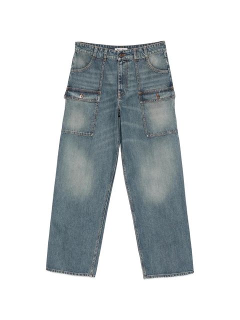 Miu Miu multi-pocket jeans - Blue - zdjęcie produktu nr 1