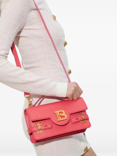 Balmain 24 B-Buzz logo-detail leather cross body bag - Pink - zdjęcie produktu nr 2