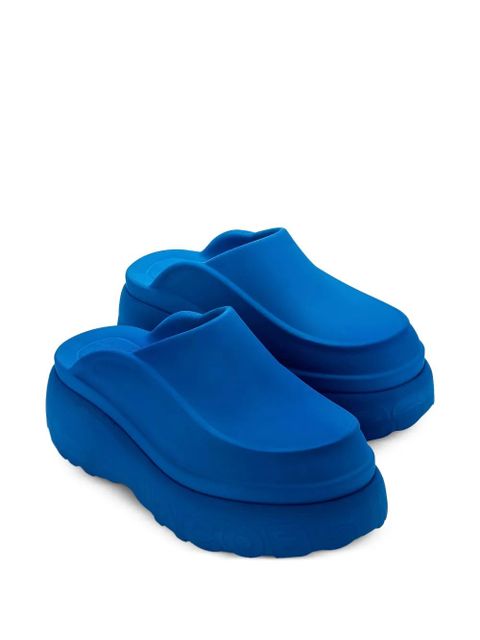 Marc Jacobs x Melissa logo-embossed mules - Blue - zdjęcie produktu nr 2