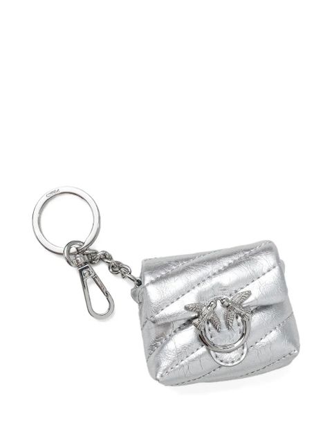 PINKO Love Bag Puff AirPods case - Silver - zdjęcie produktu nr 1
