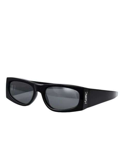 Saint Laurent Eyewear rectangle-frame sunglasses - Black - zdjęcie produktu nr 2