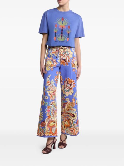 ETRO x Agostino Iacurci printed T-shirt - Blue