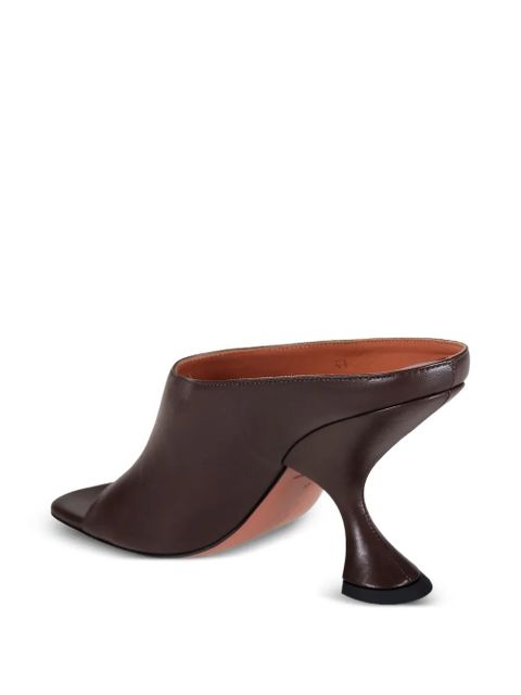 Amina Muaddi Uma open-toe sandals - Brown