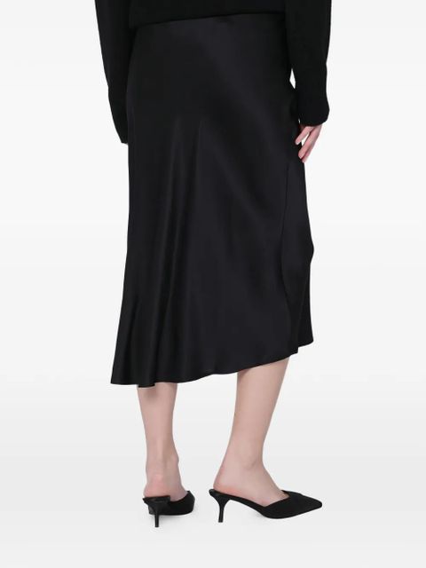 ANINE BING satin pencil skirt - Black