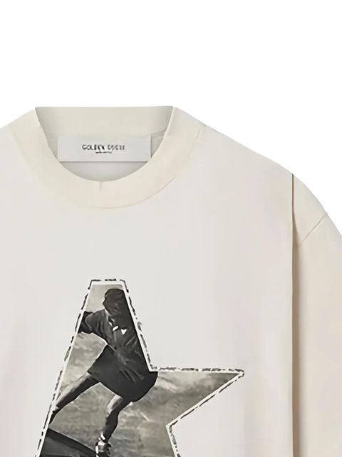 Golden Goose star graphic T-shirt - Neutrals - zdjęcie produktu nr 2