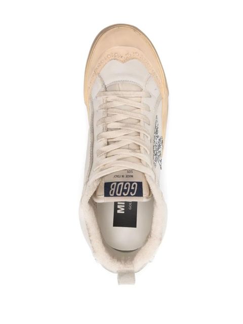 Golden Goose Mid-Star leather sneakers - Neutrals