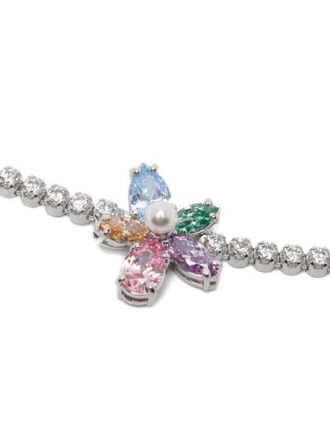 Swarovski x Ariana Grande motif rhodium bracelet - Silver