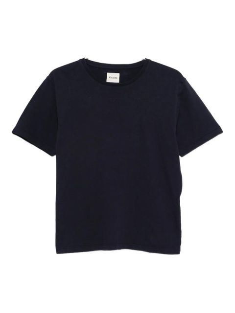 KHAITE round-neck cotton T-shirt - Blue