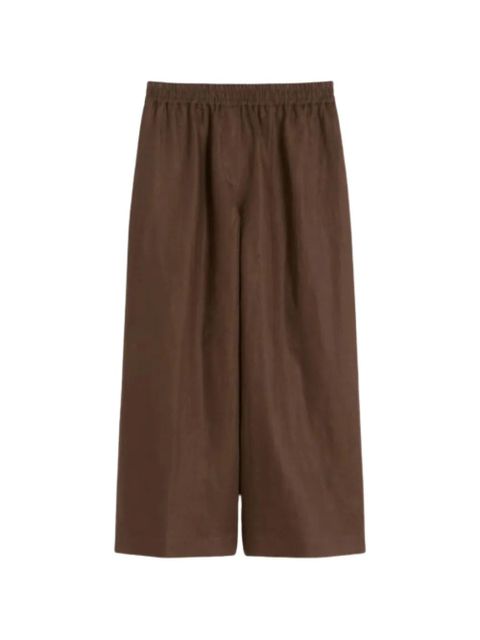 Weekend Max Mara elasticated-waist palazzo pants - Brown - zdjęcie produktu nr 1