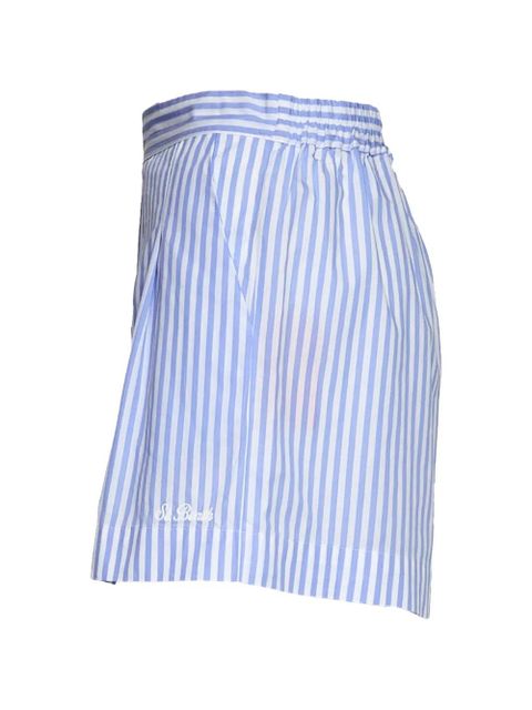 MC2 Saint Barth Amani striped shorts - Blue