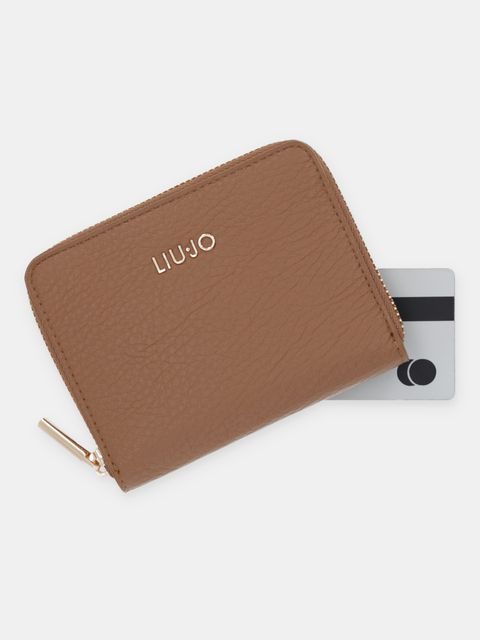 Liu Jo portfel damski kolor brązowy AA6156 E1109