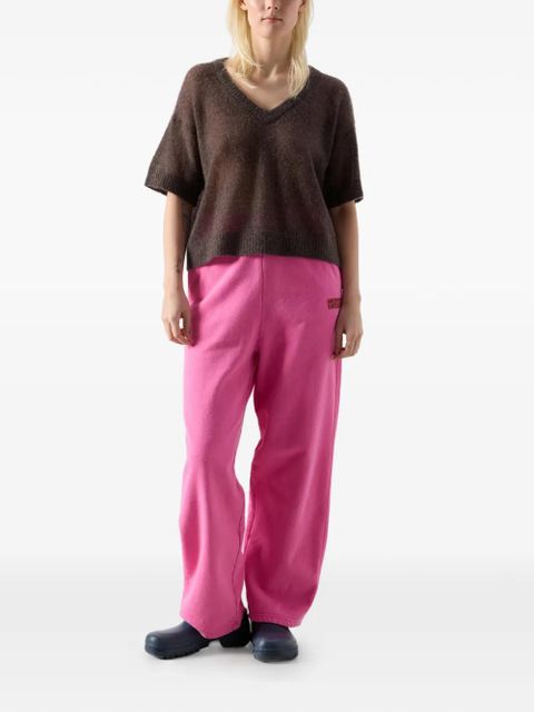 American Vintage Bodyrow short-sleeve V-neck wool jumper - Brown - zdjęcie produktu nr 2