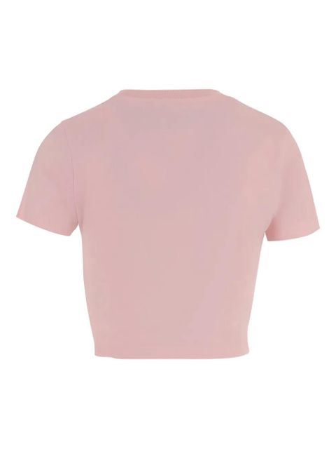 Casablanca logo-print cottonT-shirt - Pink