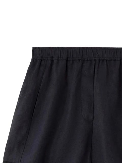 GANNI lace-trim shorts - Black - zdjęcie produktu nr 2
