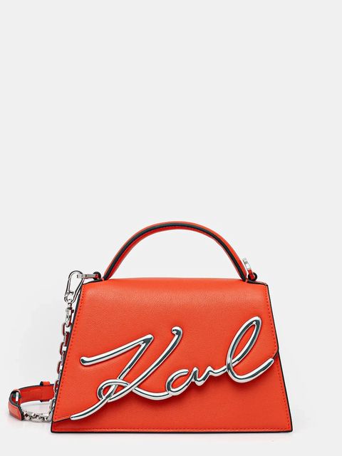 Karl Lagerfeld torebka K/SIGNATURE kolor pomarańczowy A1W30038 - zdjęcie produktu nr 1