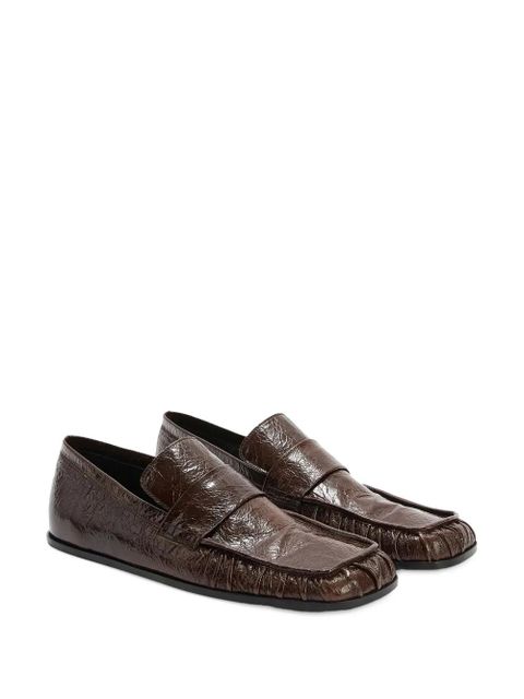 Jil Sander leather loafers - Brown - zdjęcie produktu nr 2