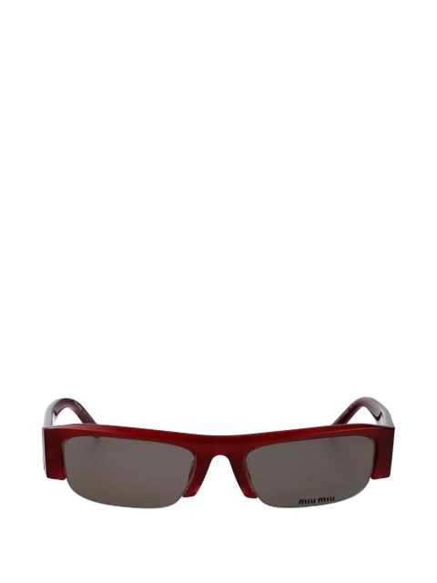 Miu Miu Eyewear Vedette sunglasses - Red - zdjęcie produktu nr 1