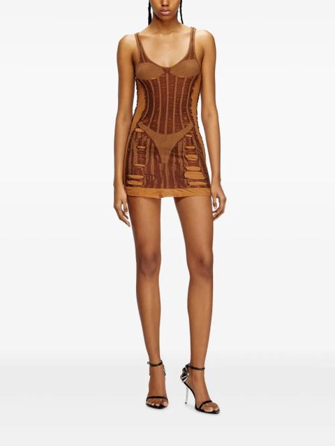 Diesel M-Calimera mini dress - Brown