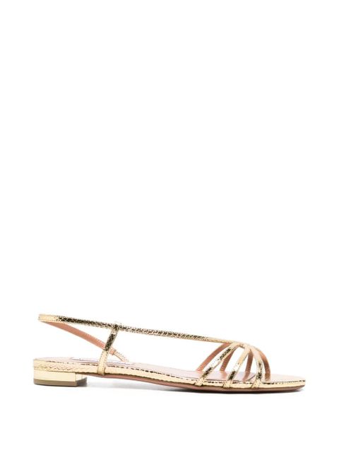 Aquazzura Talk To Me strappy sandals - Gold - zdjęcie produktu nr 1