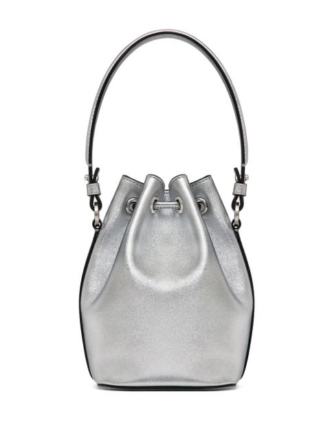 Valentino Garavani mini VLogo Signature bucket bag - Grey