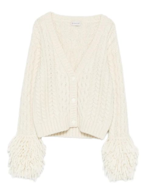 Moncler alpaca wool-blend cardigan - White - zdjęcie produktu nr 1