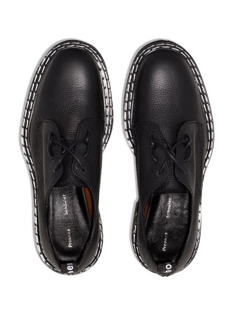 Proenza Schouler leather Oxford shoes - Black