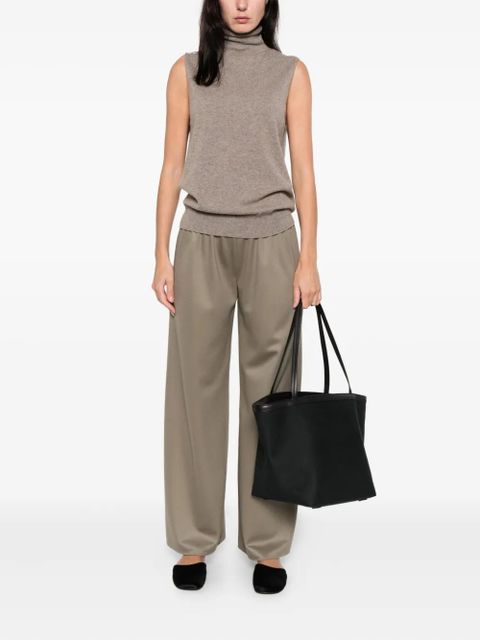 The Row Meritas turtleneck sleeveless top - Brown - zdjęcie produktu nr 2