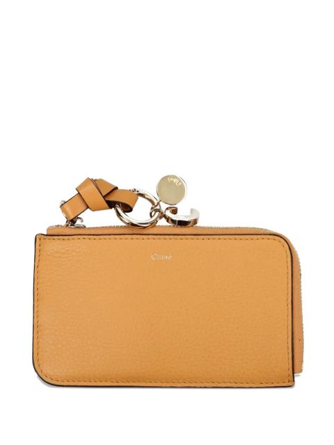 Chloé Alphabet leather wallet - Orange - zdjęcie produktu nr 1
