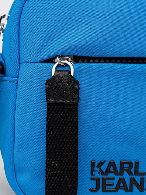Karl Lagerfeld Jeans saszetka kolor niebieski A1W30232