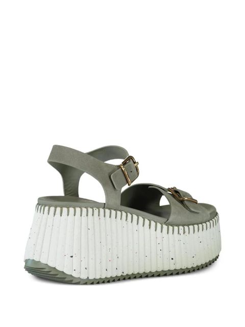 Chloé 78mm Nama sandals - Green - zdjęcie produktu nr 2