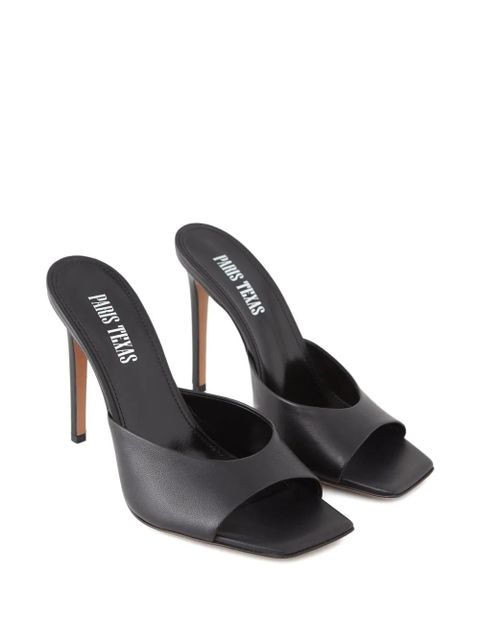 Paris Texas 105mm square toe heeled sandals - Black - zdjęcie produktu nr 2