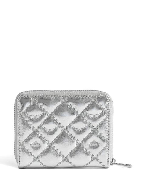 Zadig&Voltaire quilted leather zip wallet - Silver - zdjęcie produktu nr 2