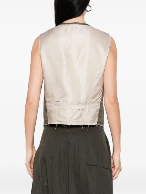 OUR LEGACY Base V-neck waistcoat - Brown